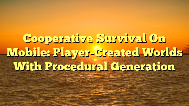 Cooperative Survival On Mobile: Player-Created Worlds With Procedural Generation